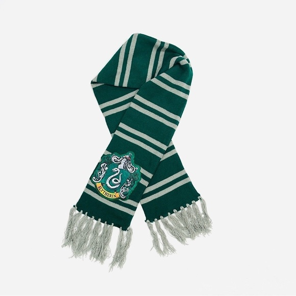 Suit Yourself Costume Co Harry Potter Slytherin Striped Knit Scarf Cosplay - Picture 1 of 6